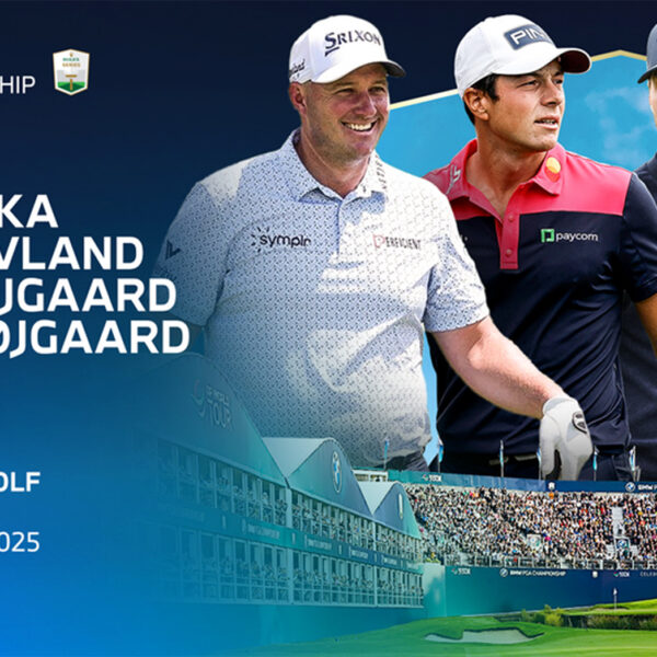 Sepp Straka, Viktor Hovland, and Nicolai and Rasmus Højgaard