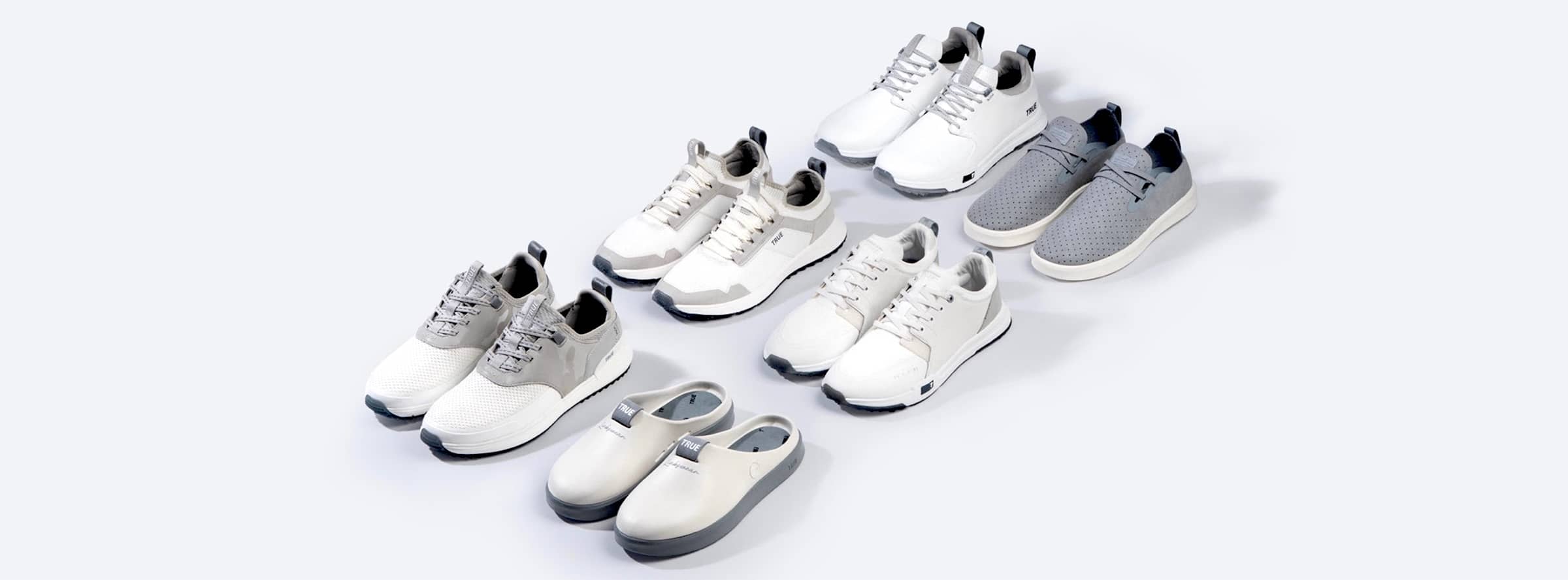 TRUE linkswear Vacay Breeze, OG Cush, and FS Slide Golf Shoes