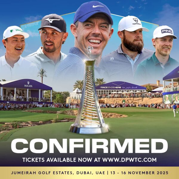 Haotong Li, Marco Penge, Rory McIlroy, Tyrrell Hatton and Kristoffer Reitan