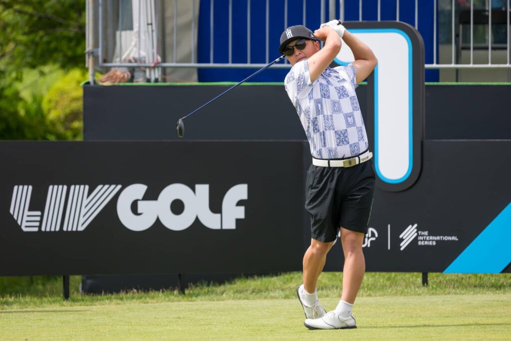 Jinichiro Kozuma of Japan pictured during round four of International Series Japan at Caledonian Golf Club.