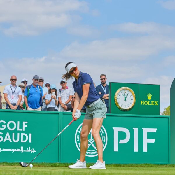 Laura Fuenfstueck pictured at the PIF London Championship, the third event on the PIF Global Series in 2025