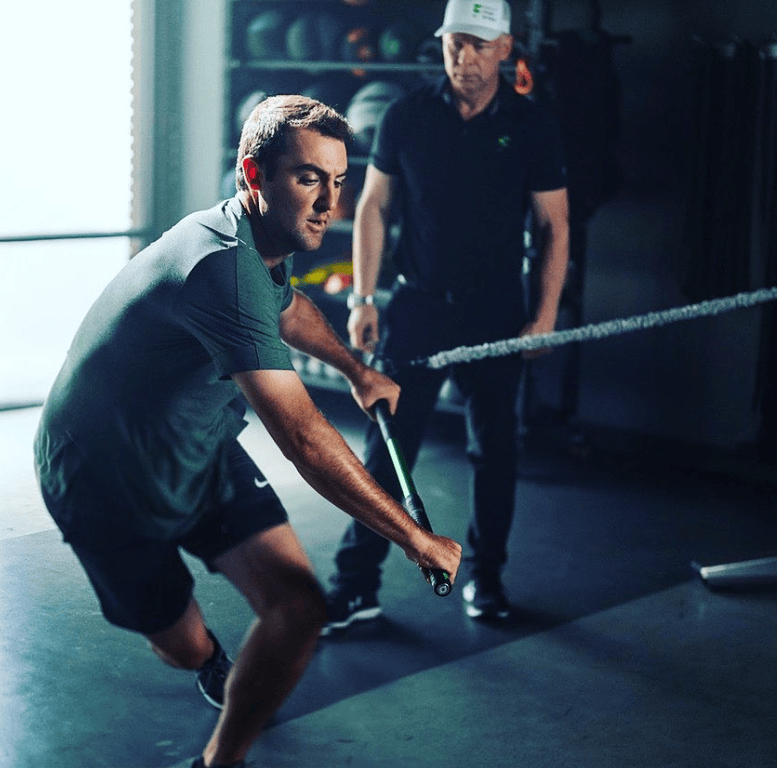 Scottie Scheffler with Swing Trainer Golforever