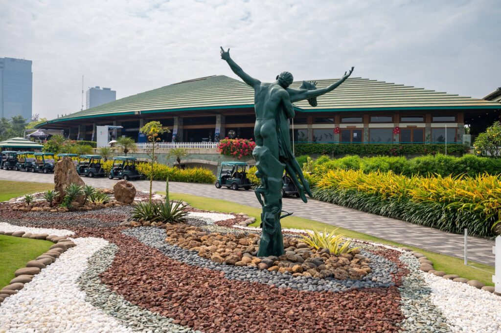 The clubhouse at Damai Indah Golf in Jakarta, Indonesia