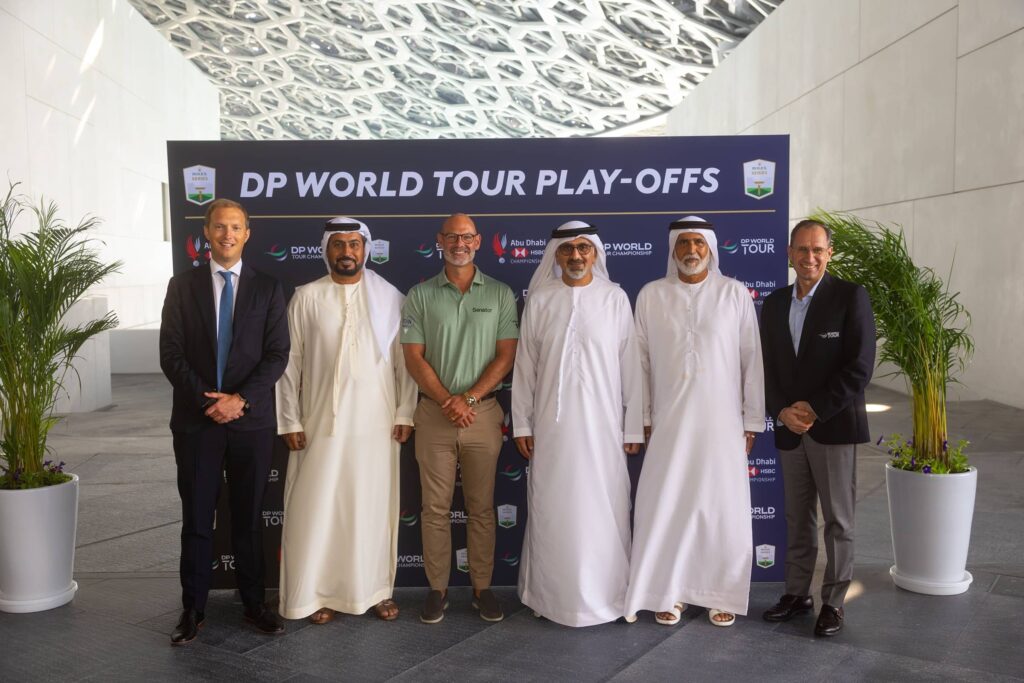 Dignitaries at the DP World Tour Play-Offs Event