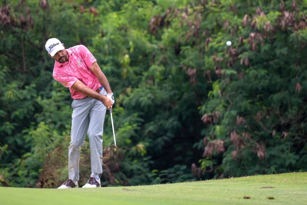 Gaganjeet Bhullar of India pictured during round two of the 2025 Jakarta International Championship at Damai Indah Golf (PIK Course). 