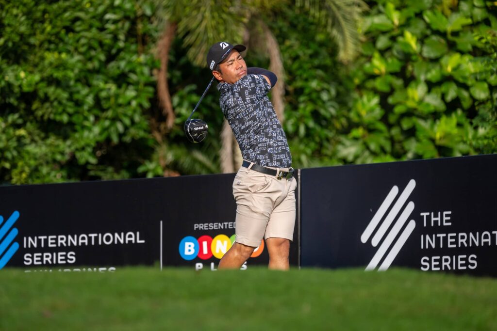 Kazuki Higa of Japan pictured during round one of International Series Philippines presented by BingoPlus at Sta Elena Golf Club.
