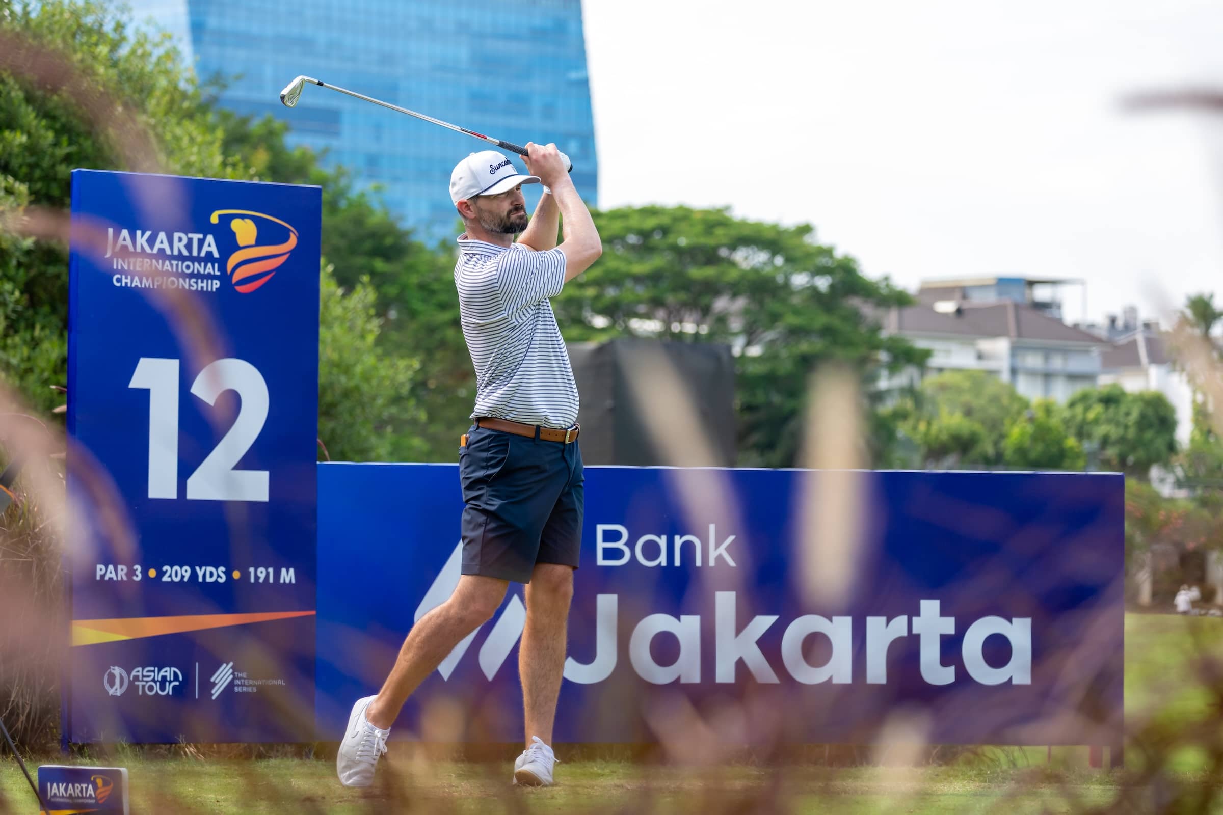 Kyle Stanley of the USA pictured during the official practise round ahead of the 2025 Jakarta International Championship at Damai Indah Golf (PIK Course).