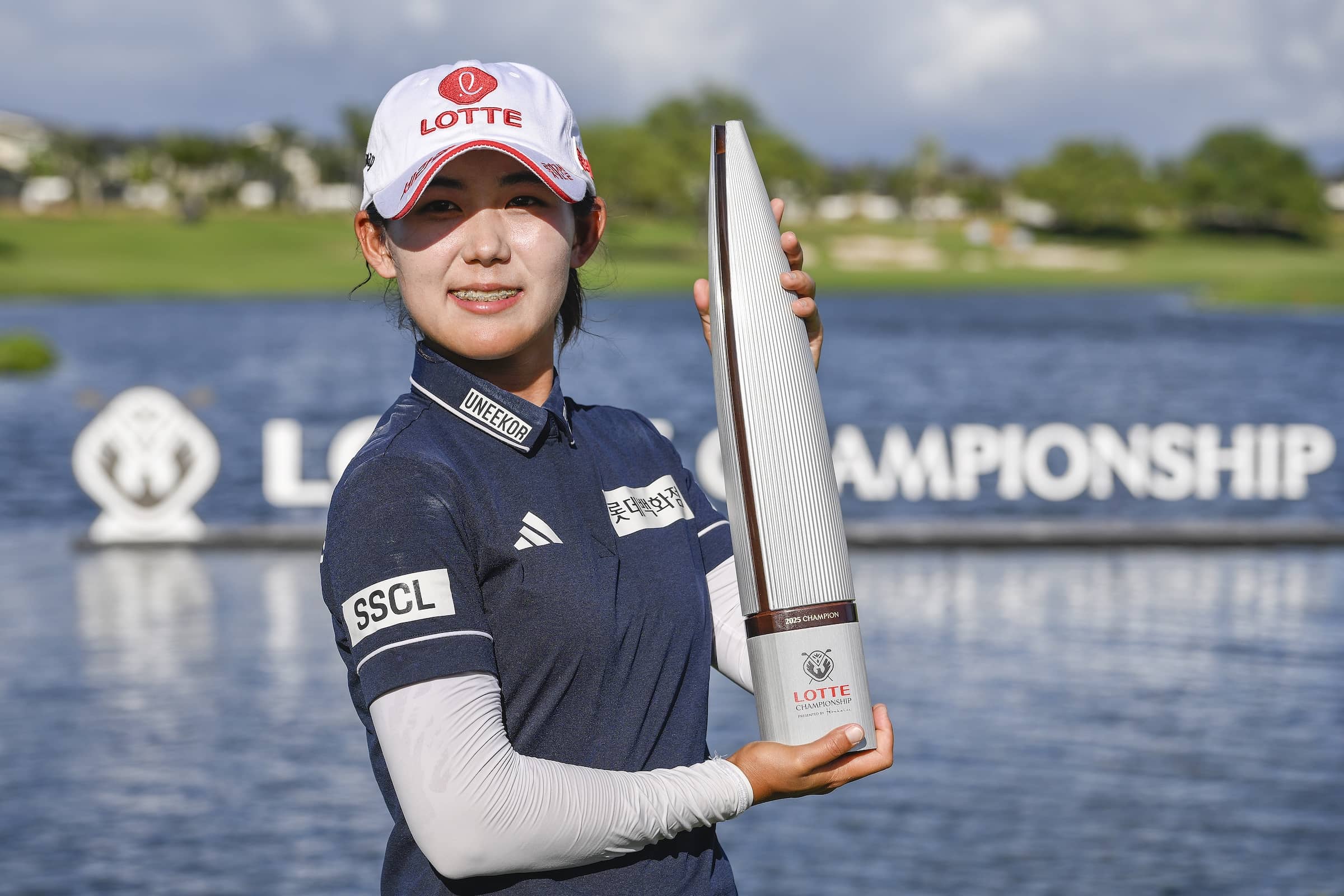 LOTTE Championship Champion Youmin Hwang Trophy