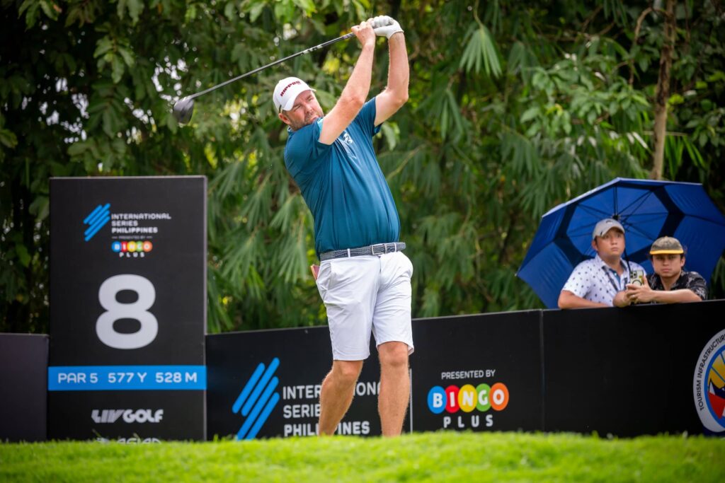 Marc Leishman of Australia pictured during round three of International Series Philippines presented by BingoPlus at Sta Elena Golf Club.