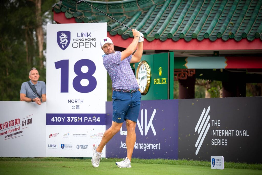 Peter Uihlein of the United States pictured during Round Two of the 2025 Link Hong Kong Open at Hong Kong Golf Club.