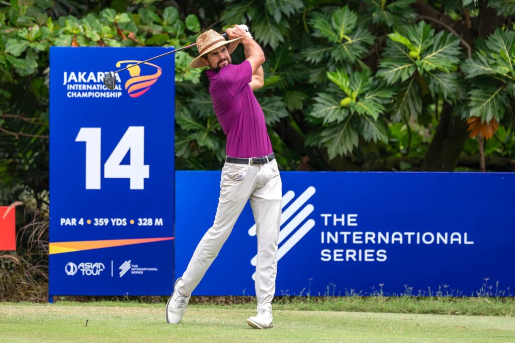 Roberto Lebrija of Mexico pictured during round one of the 2025 Jakarta International Championship at Damai Indah Golf (PIK Course).