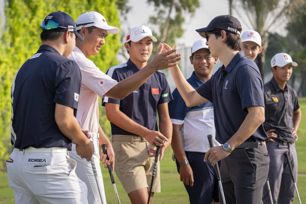 Song Joong-ki, R&A Global Golf Development Ambassador, was impressed by the young golf talent at the Asia-Pacific Amateur Championship.
