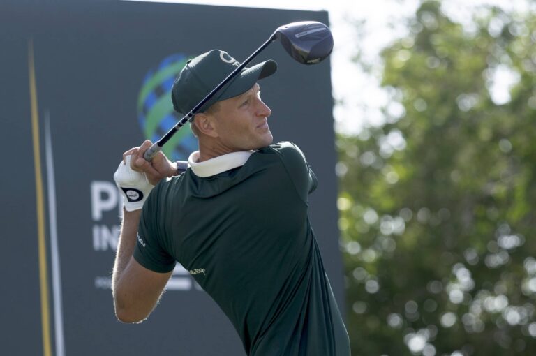 Adrian Meronk of Poland pictured during round one of the 2025 PIF Saudi International at Riyadh Golf Club.