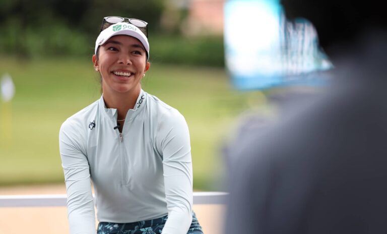 Alison Lee Aramco Championship Interview ITV