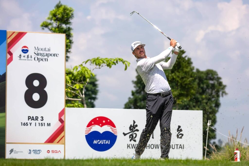 Chase Koepka of the USA pictured during round three of the 2025 Moutai Singapore Open at Singapore Island Country Club's New Course.