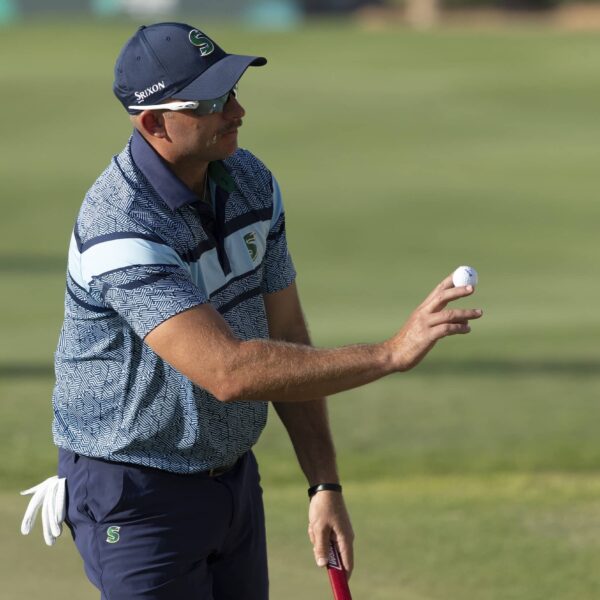Dean Burmester of South Africa pictured during round three of the 2025 PIF Saudi International