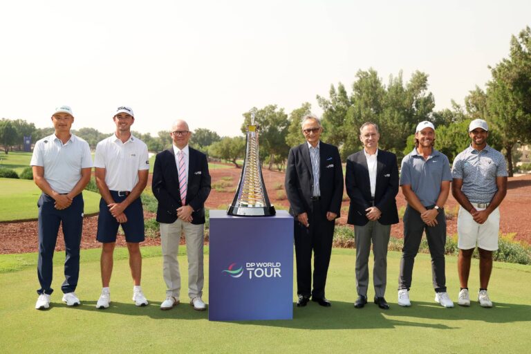Haotong Li, Elvis Smylie, Guy Kinnings, Yuvraj Narayan, Daniel van Otterdijk, Tommy Fleetwood and Aaron Rai