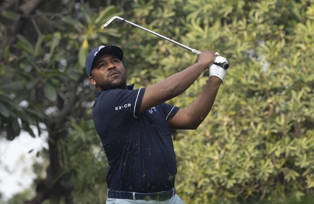 Harold Varner III of the United States is in the field this week at Link Hong Kong Open.