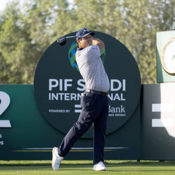Patrick Reed of USA pictured during round one of the 2025 PIF Saudi International powered by SoftBank Investment Advisers at Riyadh Golf Club.