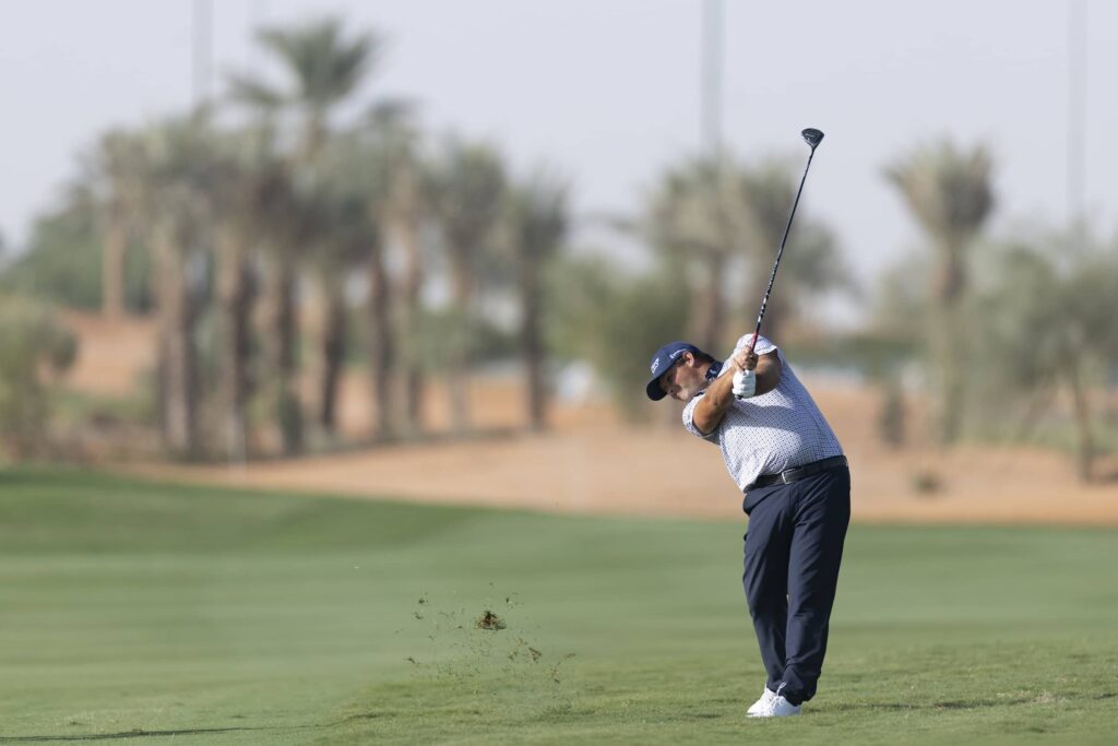 Patrick Reed of USA pictured during round one of the 2025 PIF Saudi International powered by SoftBank Investment Advisers at Riyadh Golf Club.