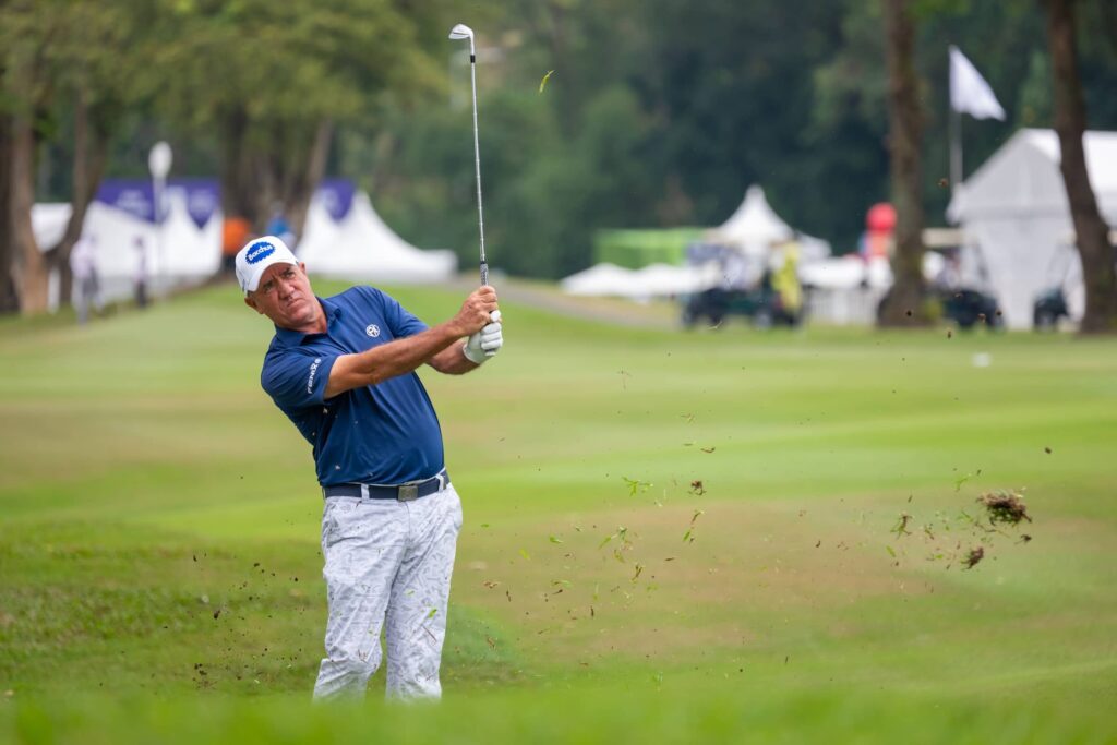 Scott Hend of Australia pictured during round four of the 2025 Link Hong Kong Open at Hong Kong Golf Club.