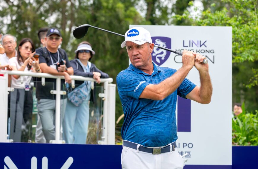 Scott Hend of Australia pictured during round four of the 2025 Link Hong Kong Open at Hong Kong Golf Club.