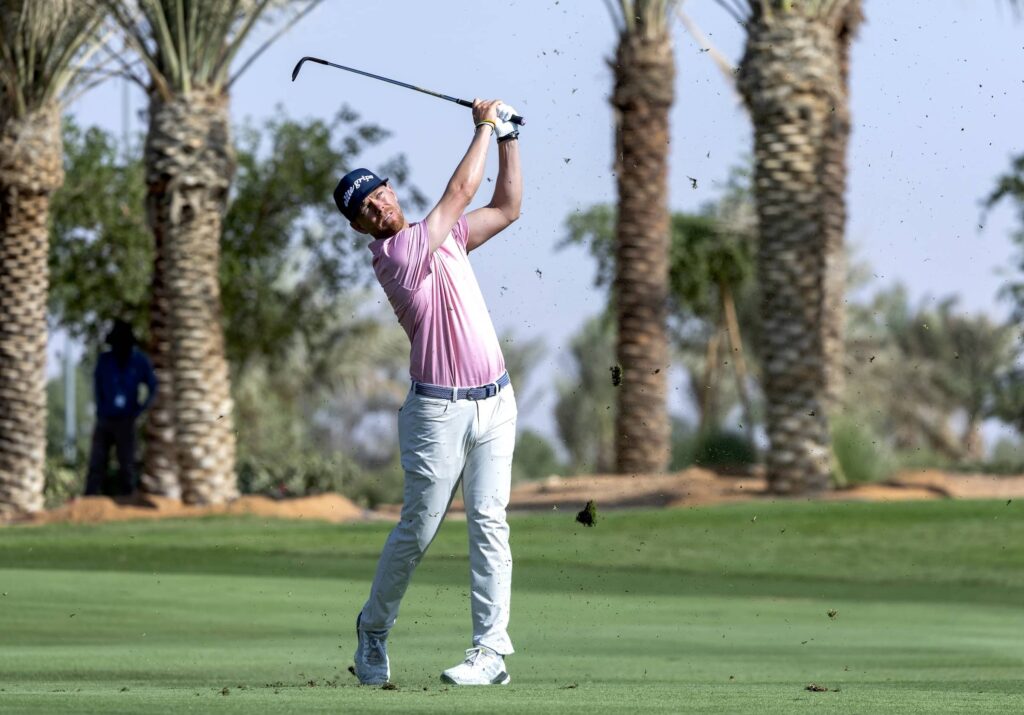 Scott Vincent of Zimbabwe pictured during round two of the 2025 PIF Saudi International powered by SoftBank Investment Advisers at Riyadh Golf Club