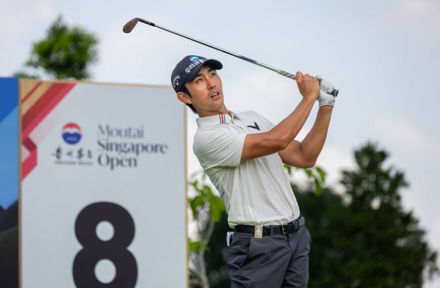 Soomin Lee of Korea pictured during round three of the 2025 Moutai Singapore Open at Singapore Island Country Club