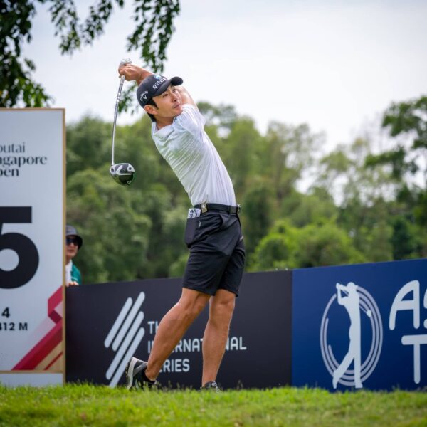 Soomin Lee of Korea pictured during round two of the 2025 Moutai Singapore Open at Singapore Island Country Club's New Course.
