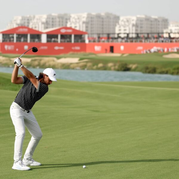 Tommy Fleetwood at Yas Links