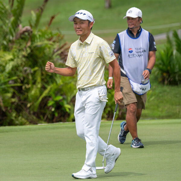 Yosuke Asaji of Japan pictured on 9 November 2025, during round four of the 2025 Moutai Singapore Open at Singapore Island Country Club's New Course