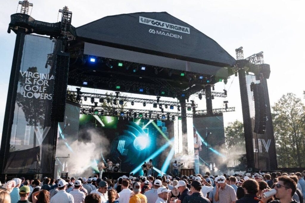 LIV Golf Virginia Sound Stage