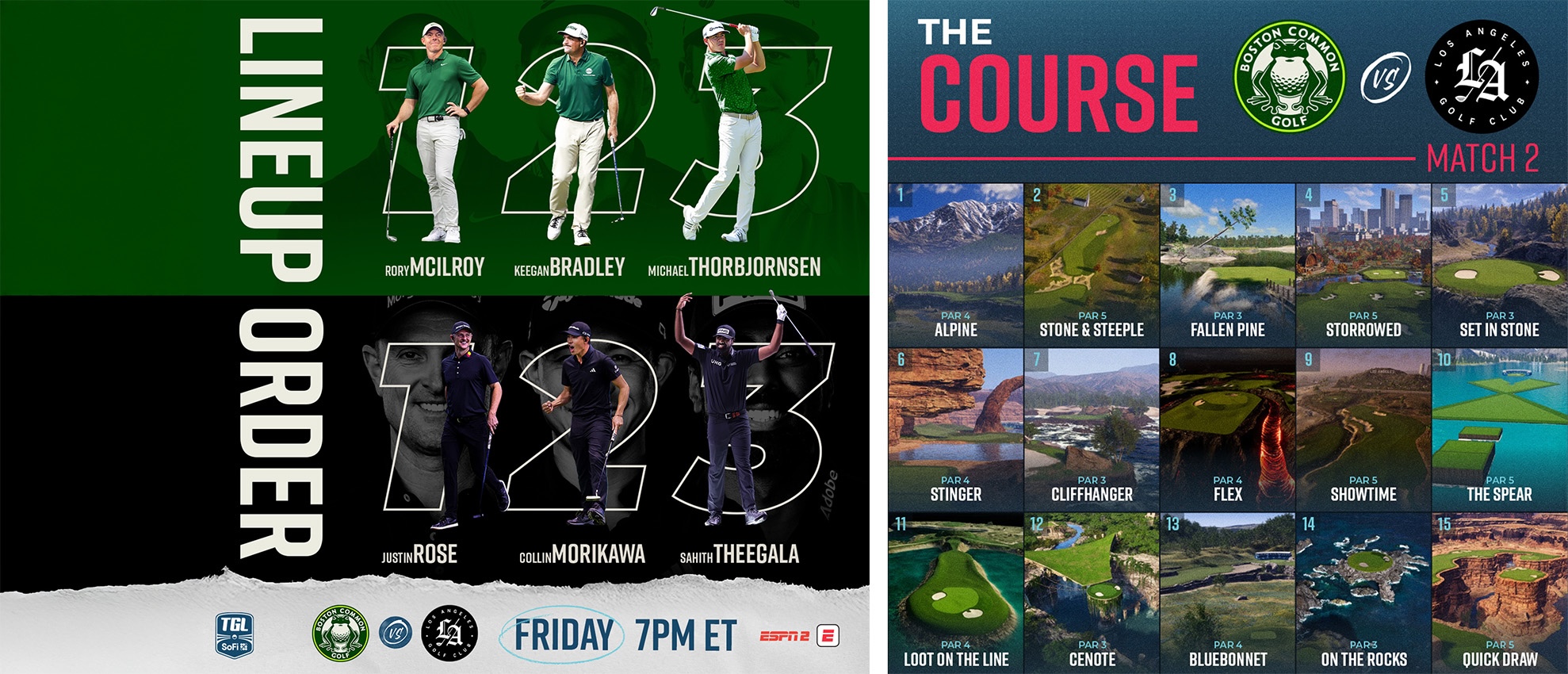 McIlroy’s Boston Common Golf Face LA’s Slick Operators