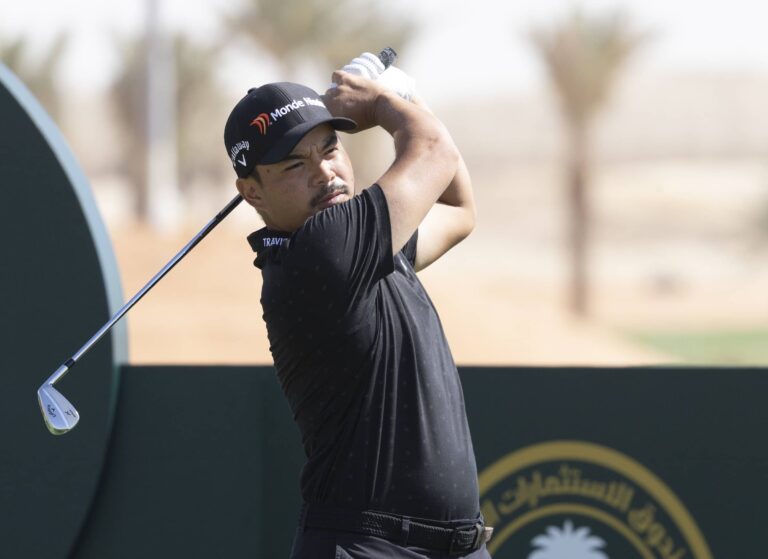 Miguel Tabuena of the Philippines pictured during round four of the 2025 PIF Saudi International powered by SoftBank Investment Advisers at Riyadh Golf Club.