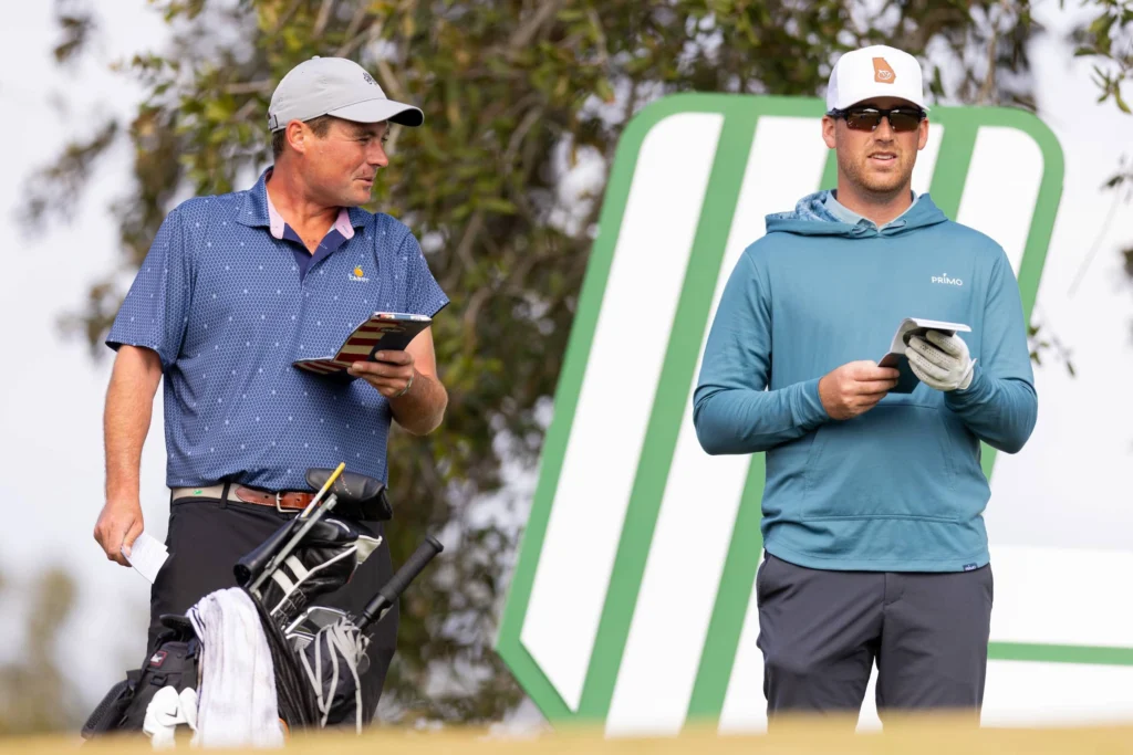 Andy Ogletree of the USA during the practice round of LIV Golf Promotions at Black Diamond Ranch
