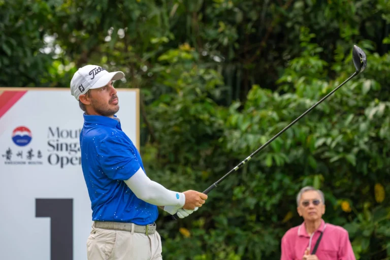 Chase Koepka of the USA pictured during round four of the 2025 Moutai Singapore
