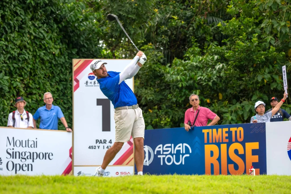 Chase Koepka of the USA pictured during round four of the 2025 Moutai Singapore