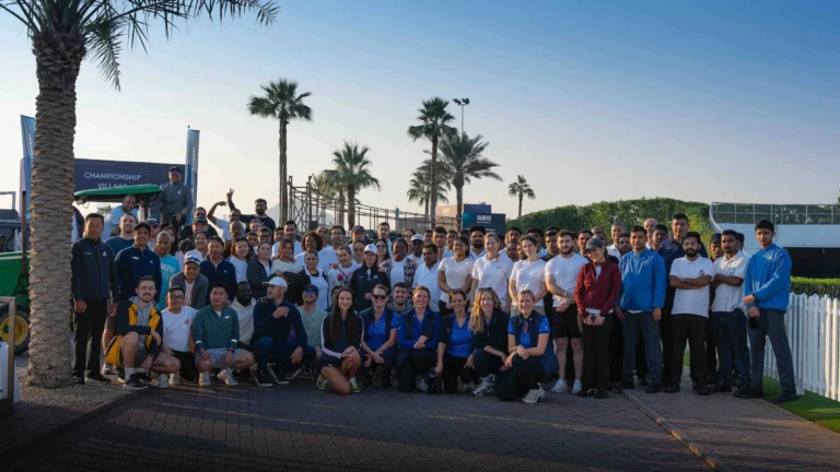 Staff from the DP World Tour’s Middle East office