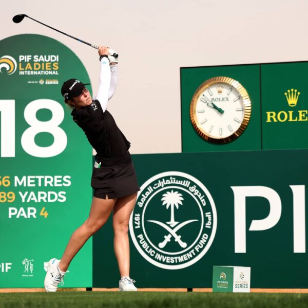 England’s Mimi Rhodes leads the PIF Saudi Ladies International at Riyadh Golf Club going into the weekend