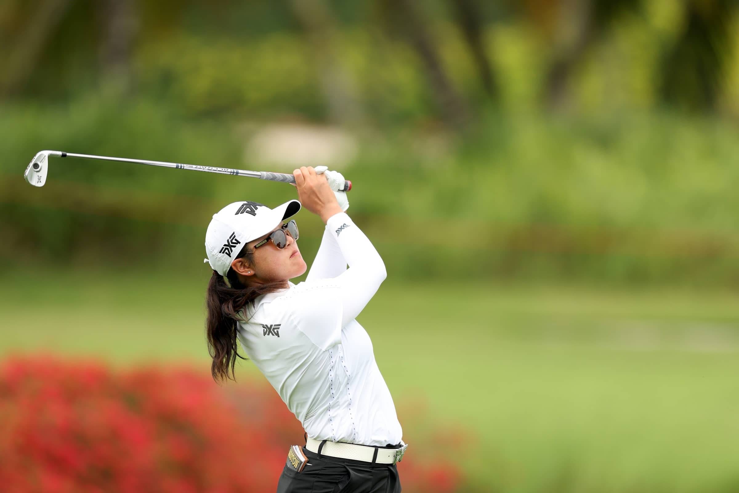 R2 HSBC Women's World Championship Leader Auston Kim