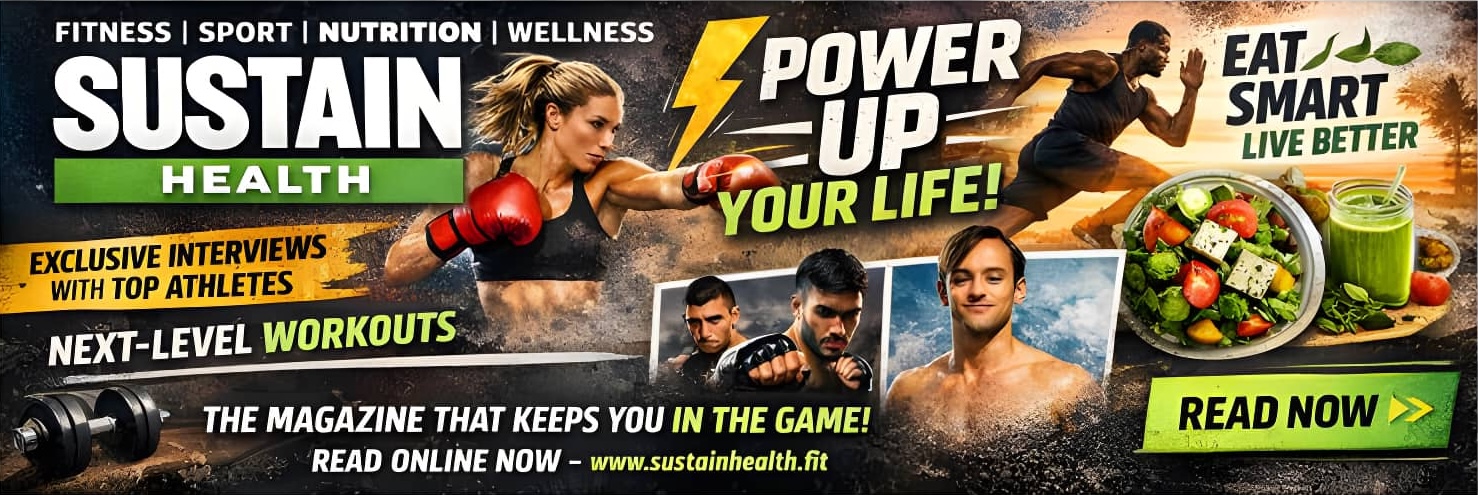 Sustain Health Advert for Love Live Golf Magazine