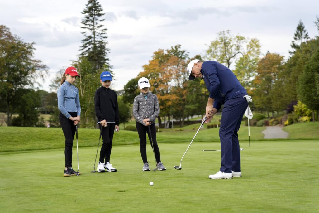 Westy working with Juniors