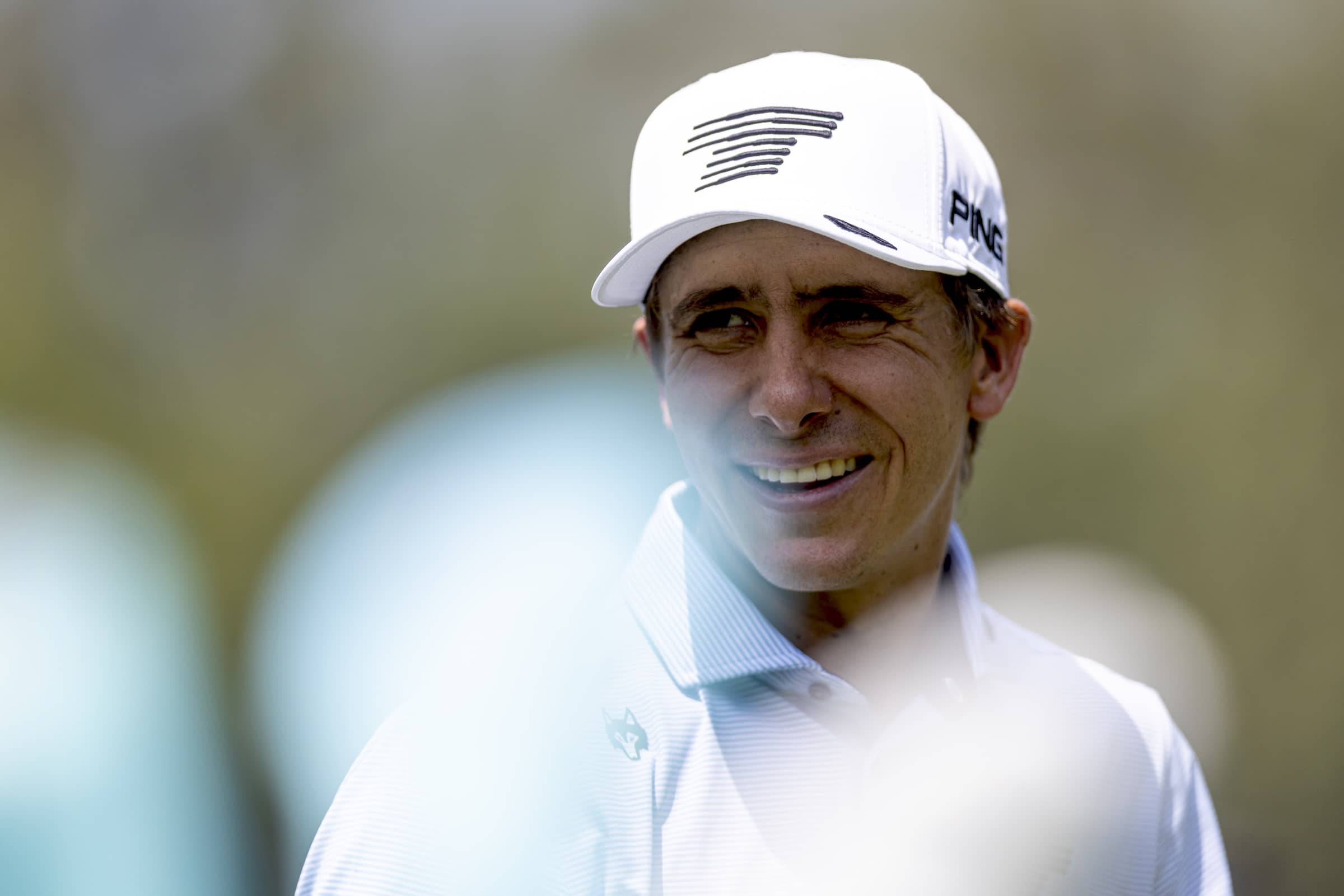 Carlos Ortiz of Torque GC smiles during the first round of HSBCLIV Golf Hong Kong at Hong Kong Golf Club Fanling on Thursday, March 05, 2026 in Fanling, Hong Kong.