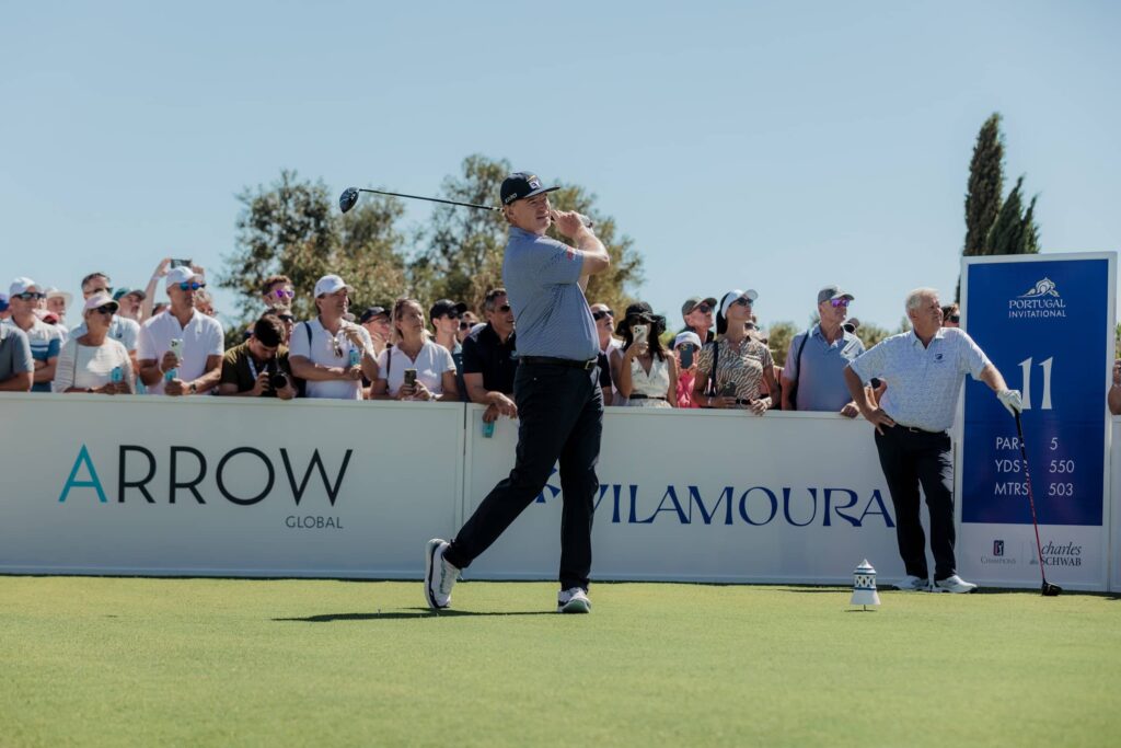 Ernie Els & Colin Montgomerie - Els Club Vilamoura exhibition