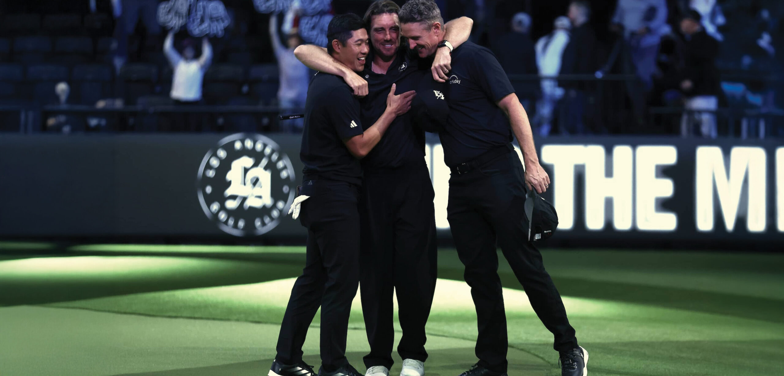 LAGC embraces each other after another dominant win - Match 10_ LA vs ATL - Season 2