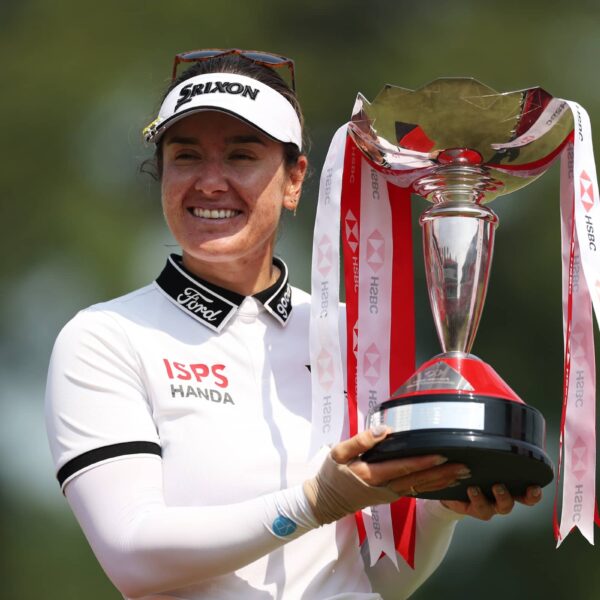 Winner HSBC Women's World Championship Hannah Green Trophy