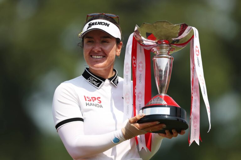 Winner HSBC Women's World Championship Hannah Green Trophy
