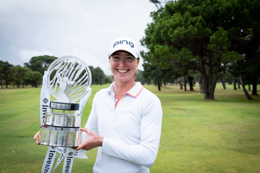 Esme Hamilton, the Investec South African Women’s Open champion.