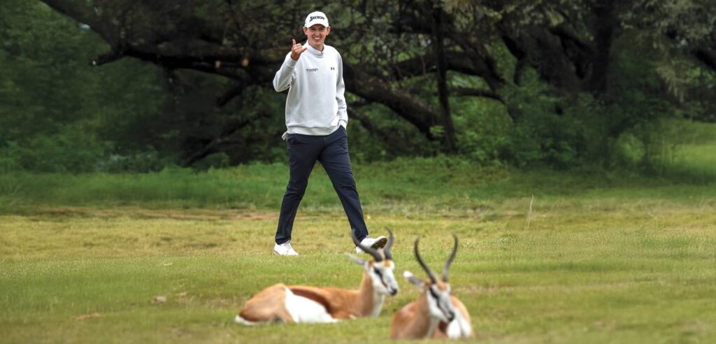 Keegan McLachlan Round 1 leader