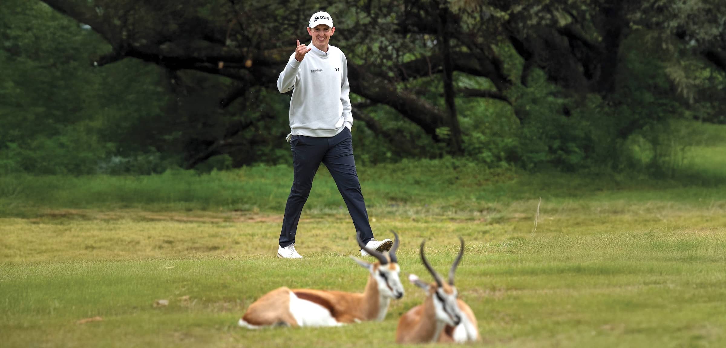 Keegan McLachlan Round 1 leader